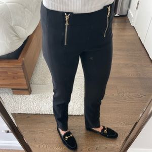 J Brand Slacks in Black with Gold Hardware